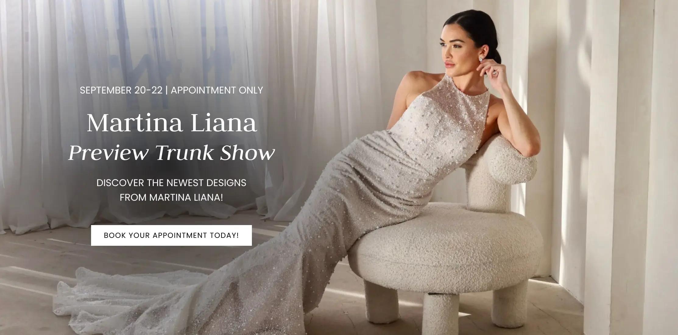 Martina Liana Preview Trunk Show at Gown Boutique of Charleston