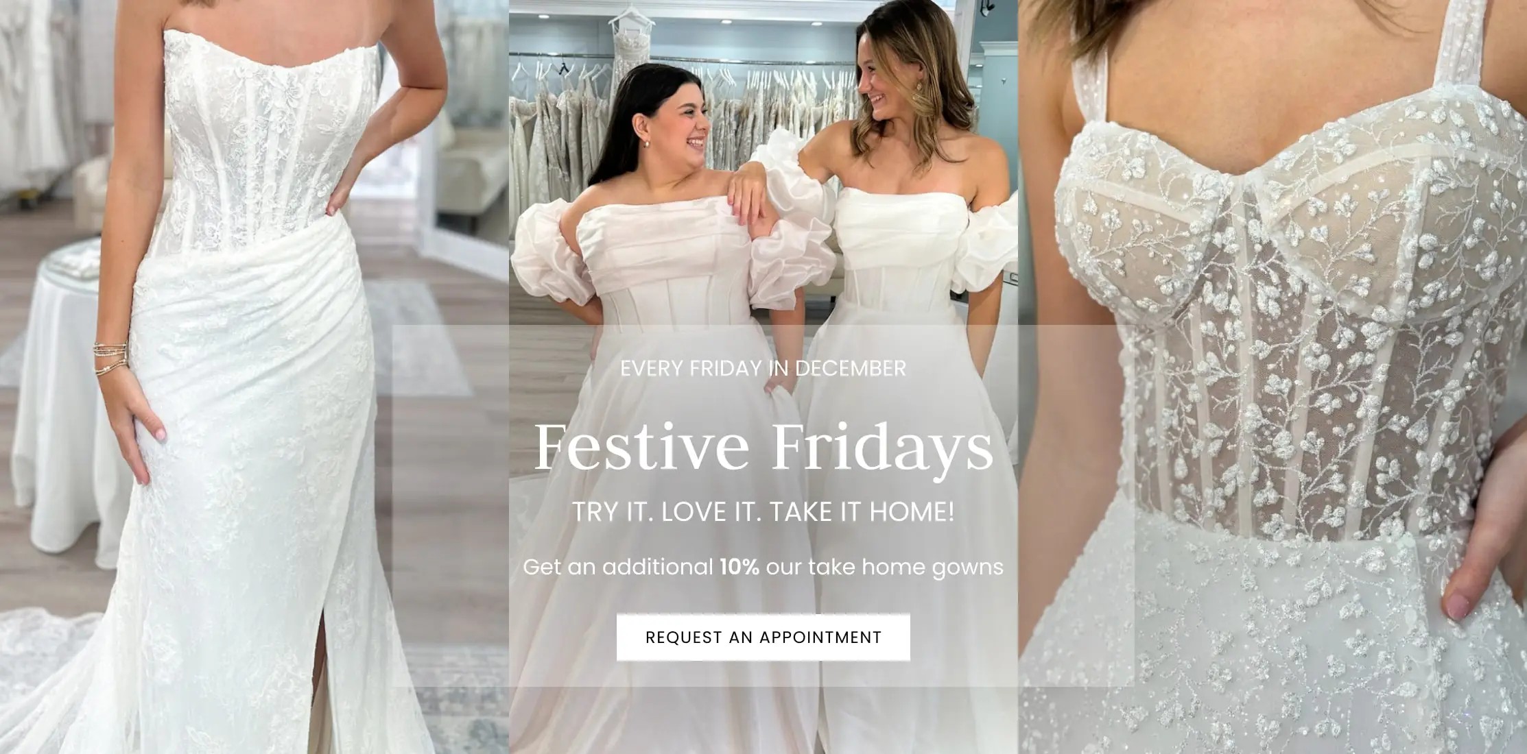 Festive Fridays at Gown Boutique of Charleston